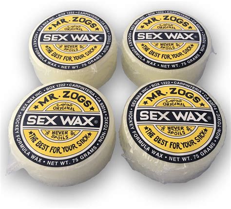 Mr Zogs Sex Wax Hockey Stick Wax Coconut 4 Pack Grips And Tapes Amazon Canada