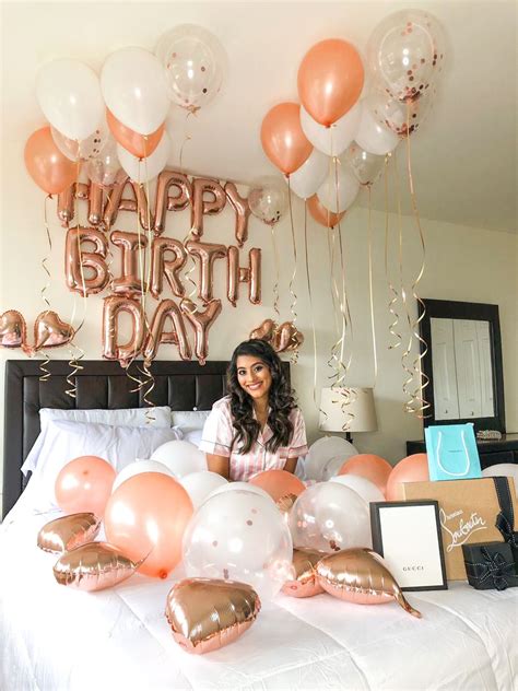 Looking for some great birthday ideas for a 21st birthday party? #Birthday #BirthdaySurprise #BirthdayBedroomDecor #Bedroom ...