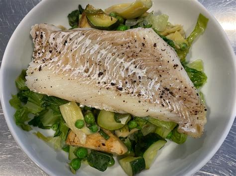 Roasted Pacific Cod With Spring Vegetables And Mint Recipe And