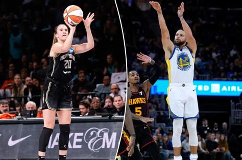 Stephen Curry Sabrina Ionescu Having All Star Weekend 3 Point Duel