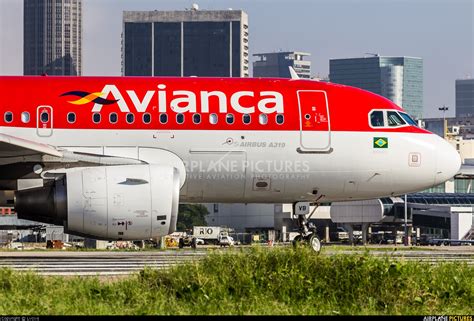 Pr Avb Avianca Brasil Airbus A319 At Rio De Janeiro Santos Dumont