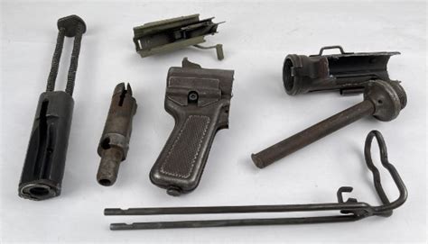 M3 Ww2 Grease Sub Machine Gun Parts Kit Firearms And Military Artifacts