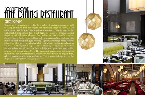 Area 4 Fine Dining Restaurant Design Concept Sumptuous Behance