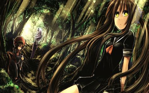 Lost Girl In Forest Forest Girl Anime New Lost Beauty Wall Hd