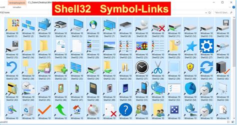 Windows 10 System Icons From Shell32 As File Links Codedocu Others