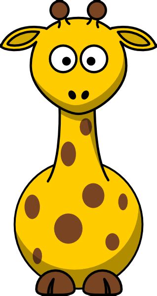 Giraffe Front Clip Art At Vector Clip Art Online Royalty