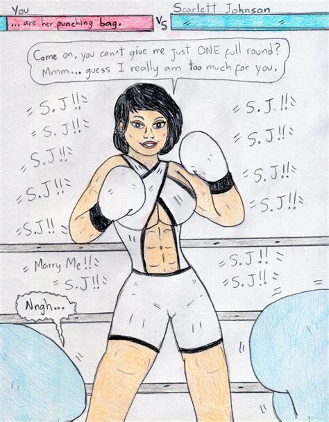 Boxing You Vs Scarlett Sj Johnson By Jose Ramiro On Deviantart