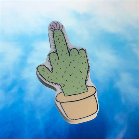 Cactus Middle Finger Meme