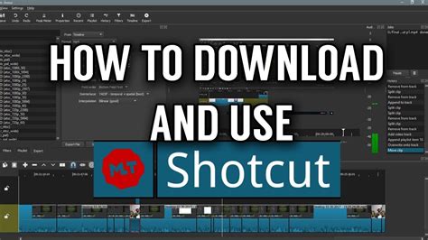 Shotcut Video Editor Basic Tutorial How To Download And Use YouTube