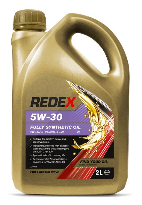 5w 30 Fully Synthetic Oil For Bmw Vx Vw Mb Redex