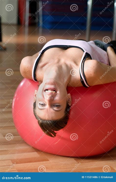 Bending Over Backwards Stock Photo Image Of Active Fitness