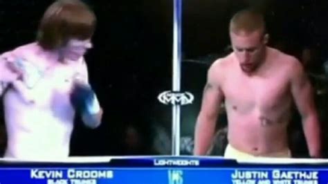 Justin Gaethje Slam Knockout In St Pro Fight Vs Kevin Crooms Youtube