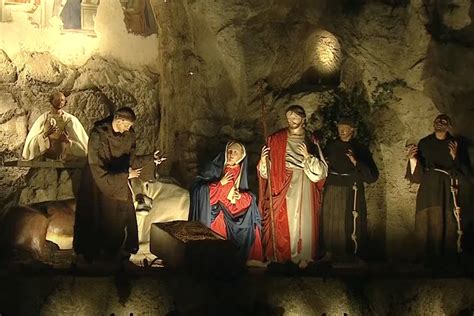 behold the vatican s nativity scene for 2023 featuring st francis of assisi deacon greg kandra