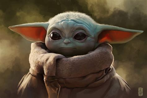 Mandalorian Baby Yoda Hd Wallpaper