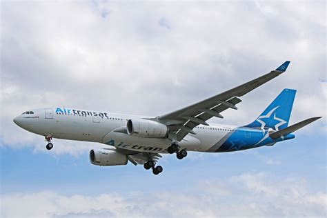 C Gtsn Air Transat Airbus A330 200 In Latest Livery Air Transat