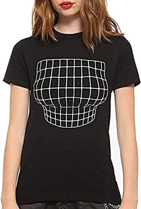 amazon com optical illusion boobs t shirt funny bra shirt clothing my xxx hot girl