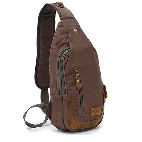 Casual Canvas Chest Bag Unisex One Strap Backpack For Men And Women