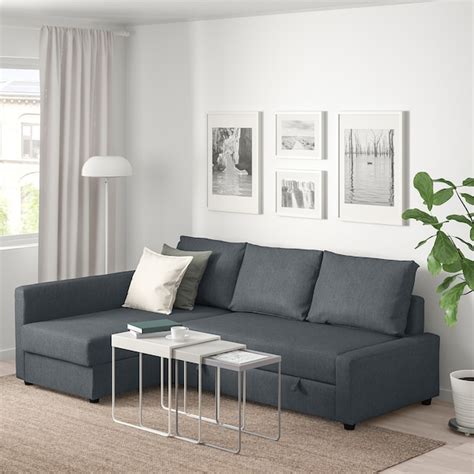 Sofas for small spaces and. FRIHETEN Corner sofa-bed with storage - Hyllie dark grey ...