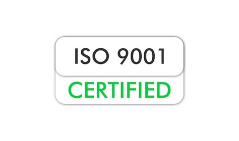 Premium Vector Iso 9001 Certified Badge Icon Certification Stamp Flat