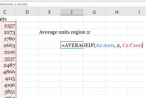 How To Use The Excel Function Averageif Averageifs