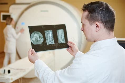 Computed Tomography Or MRI Scanner Test Analysis Stock Photo Image Of