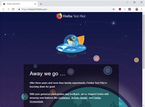 Mozilla Moves Firefox Test Pilot Extensions To Mozilla Amo Ghacks Tech News