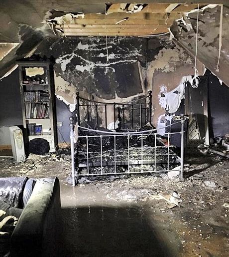 See How A Teenage Girls Bedroom Was Destroyed By Fire After Charging