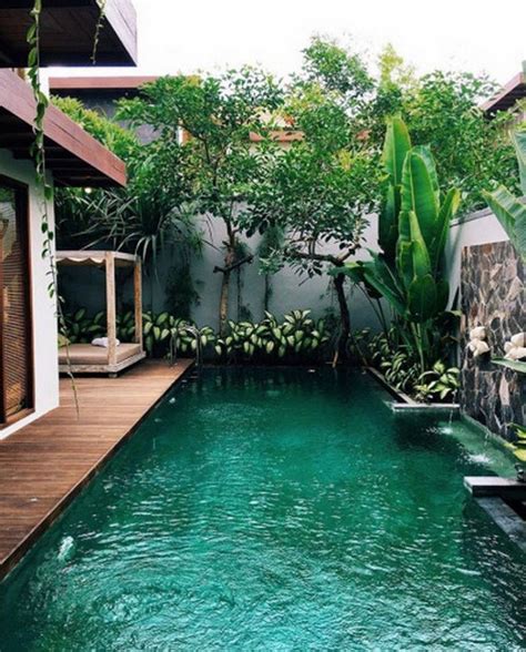 5 Pool Landscaping Ideas Tropical Small Backyards Luksusowe Baseny Piękne Miejsca