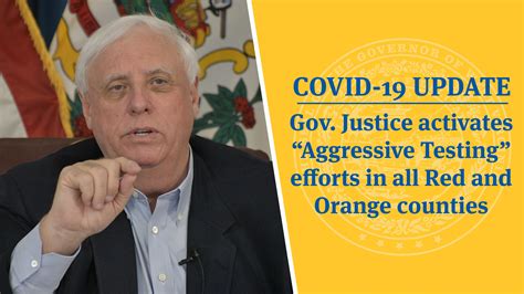 Covid 19 Update Gov Justice Activates “aggressive Testing” Efforts In