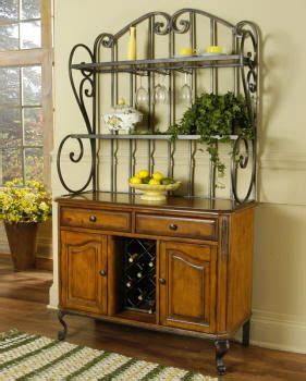4.8 out of 5 stars. bakers rack with storage cabinets | Title: A Wrought Iron ...