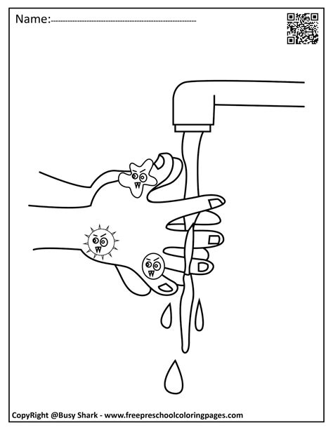 Printable Hand Washing Activity Sheets Web This Free Printable Germ