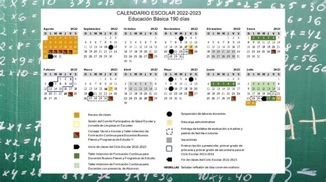 Calendario Escolar 2022 A 2023 Estado De México Dof Publica Acuerdo De