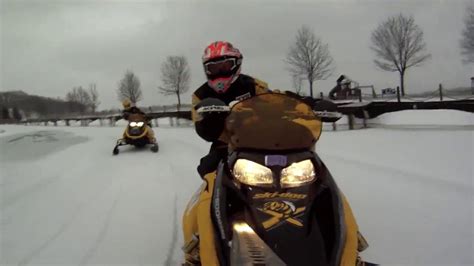 Snowmobile Drifting Detroit Drifting Youtube