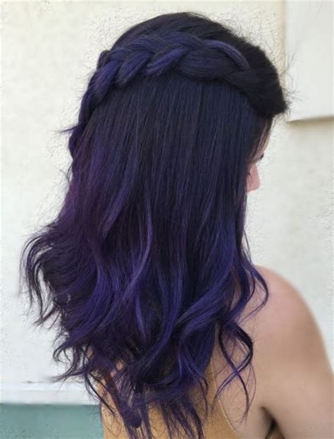 None of these toners dye your hair purple, blue, or green. 35 Bold and Provocative Dark Purple Hair Color Ideas