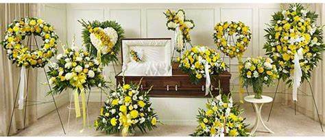 Seeds that grow flowers to be given out as favors at a memorial service, funeral, life celebration. Yellow Funeral Flowers Flower Delivery Miami OK : Ann's ...