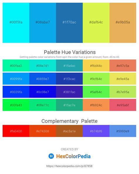 153 Aqua Color Schemes Hexcolorpedia