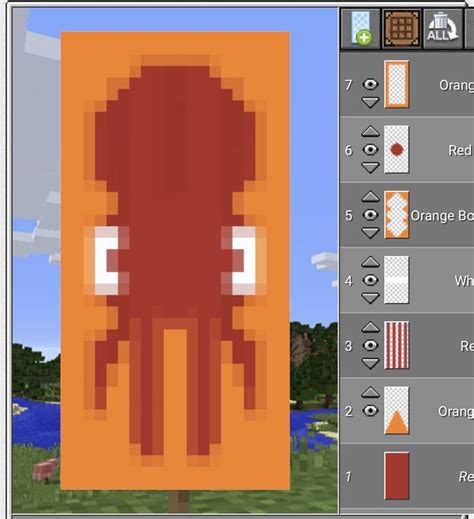 Minecraft Eye Banner Shefalitayal