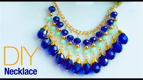 We feel our videos and tutorials are a great tool to use for getting started on your next beading project, but. How to make necklace at home | DIY statement necklace ...