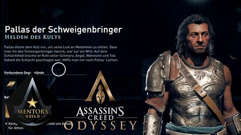 Hinweis Auf Pallas Der Schweigbringer 250 Assassin S Creed Odyssey