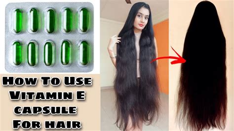 How To Use Vitamin E Capsule For Hair Fall Hair Regrowth Split Ends
