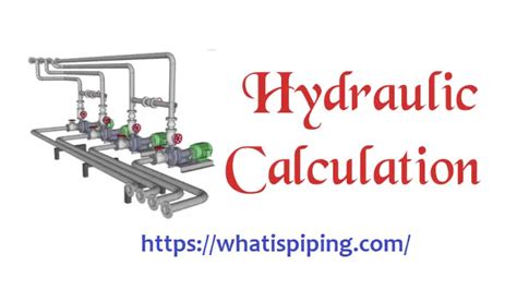 Hydraulic Calculation Guidelines Pdf What Is Piping