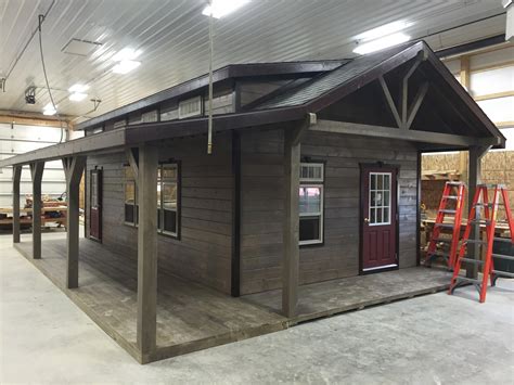 Custom Amish Built Sheds Shedorganization Shed To Tiny House Small