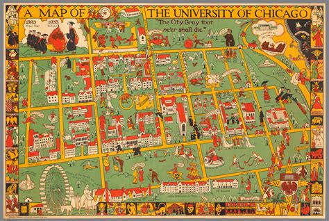 University Of Chicago Map 1932 Chicago University Chicago Map The