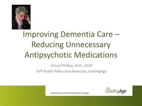 Ppt Improving Dementia Care Reducing Unnecessary