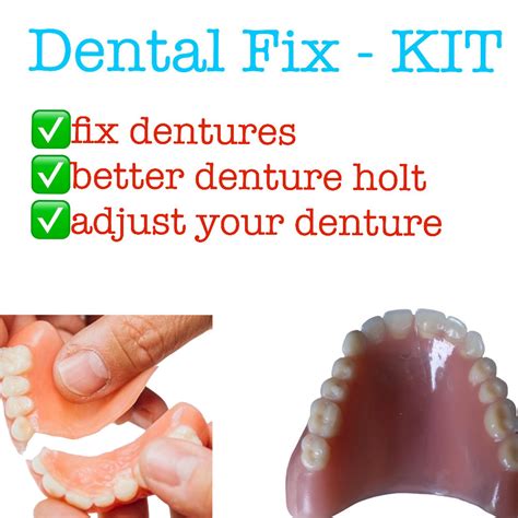 Diy Dental Repair Kit Dentures Denture Kit Dental Base Improve Denture Repair Set Etsy