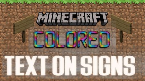How To Get Colored Textsymbols On Signs In Minecraft Xbox Oneps4