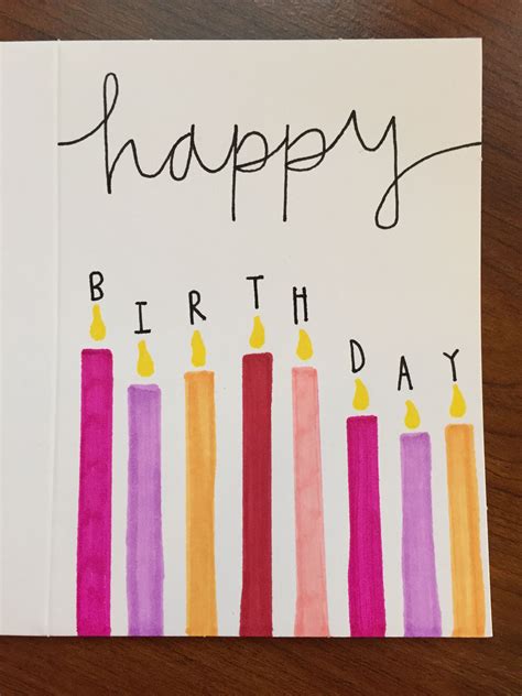 Easy Handmade Birthday Cards For Dad ~ De 25 Bedste Idéer Inden For