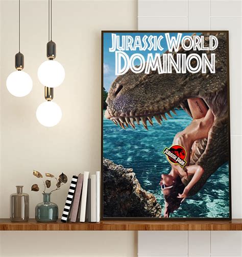 2022 Jurassic World Dominion Fan Art Poster Canvas Kaiteez