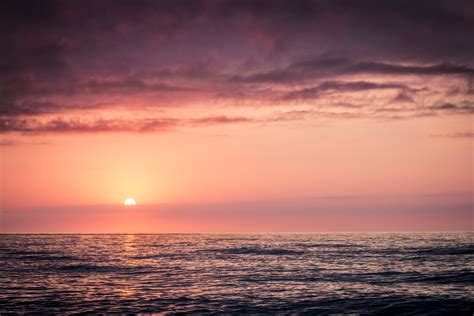 Free Images : beach, sea, coast, nature, ocean, horizon, cloud, sun, sunrise, sunset, sunlight ...