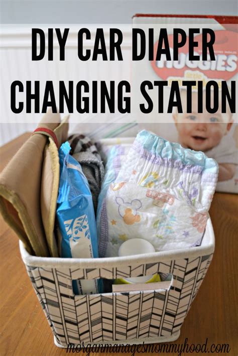 Diy Car Diaper Changing Station Morgan Manages Mommyhood